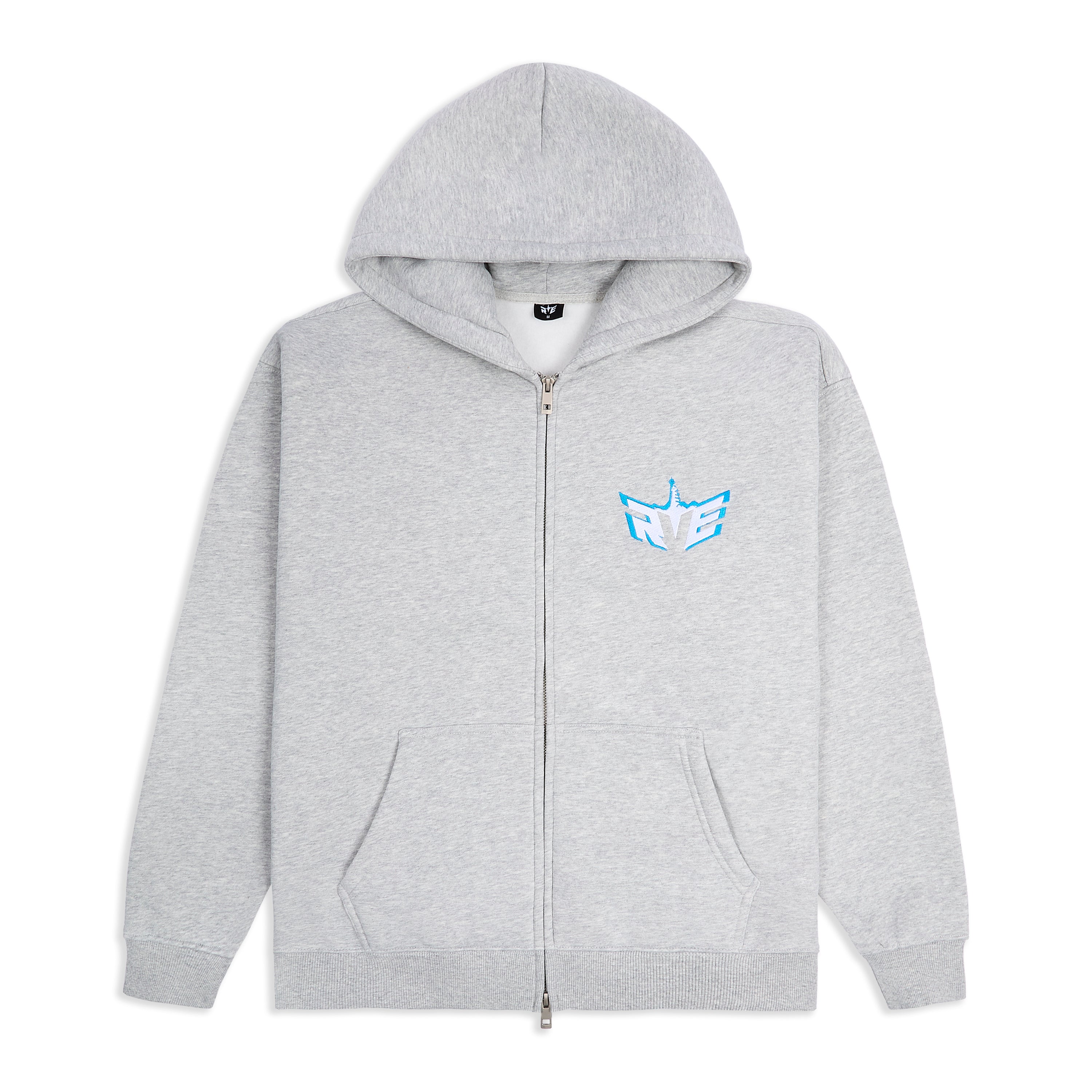 RVE ZIP HOODIE - GREY